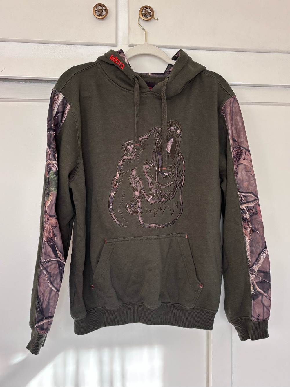 CQR camo bear hoodie